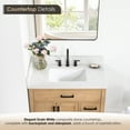 thumbnail image 4 of Altair Gavino 36" Wood Vanity in Light Brown with Composite Stone Top No Mirror, 4 of 13