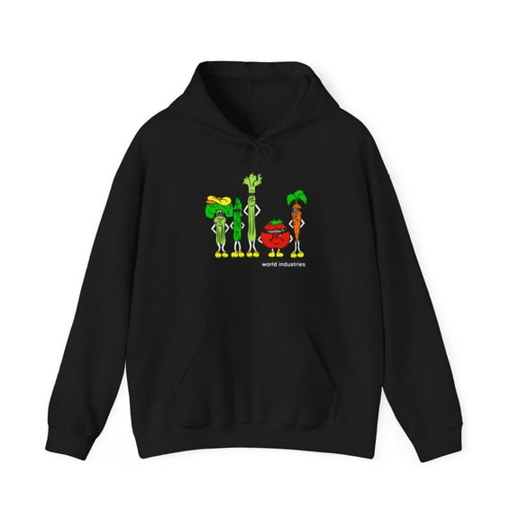 Jeremy Klein World Industries Skate Vegetables Hoodie Design