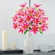 thumbnail image 4 of Ramo de Lirios Artificiales de Seda Rosa de 18 Cabezas, 42 Cm de Alto, Ideal para Decoración Del Hogar, Bodas y Fiestas. No Requiere Mantenimiento., 4 of 6