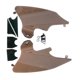 thumbnail image 2 of Escudo Térmico De Deflectores De Aire Del Bastidor Intermedio De Tawny Para 1997 1998 1999 2000 2001 2002-2007, 2 of 8