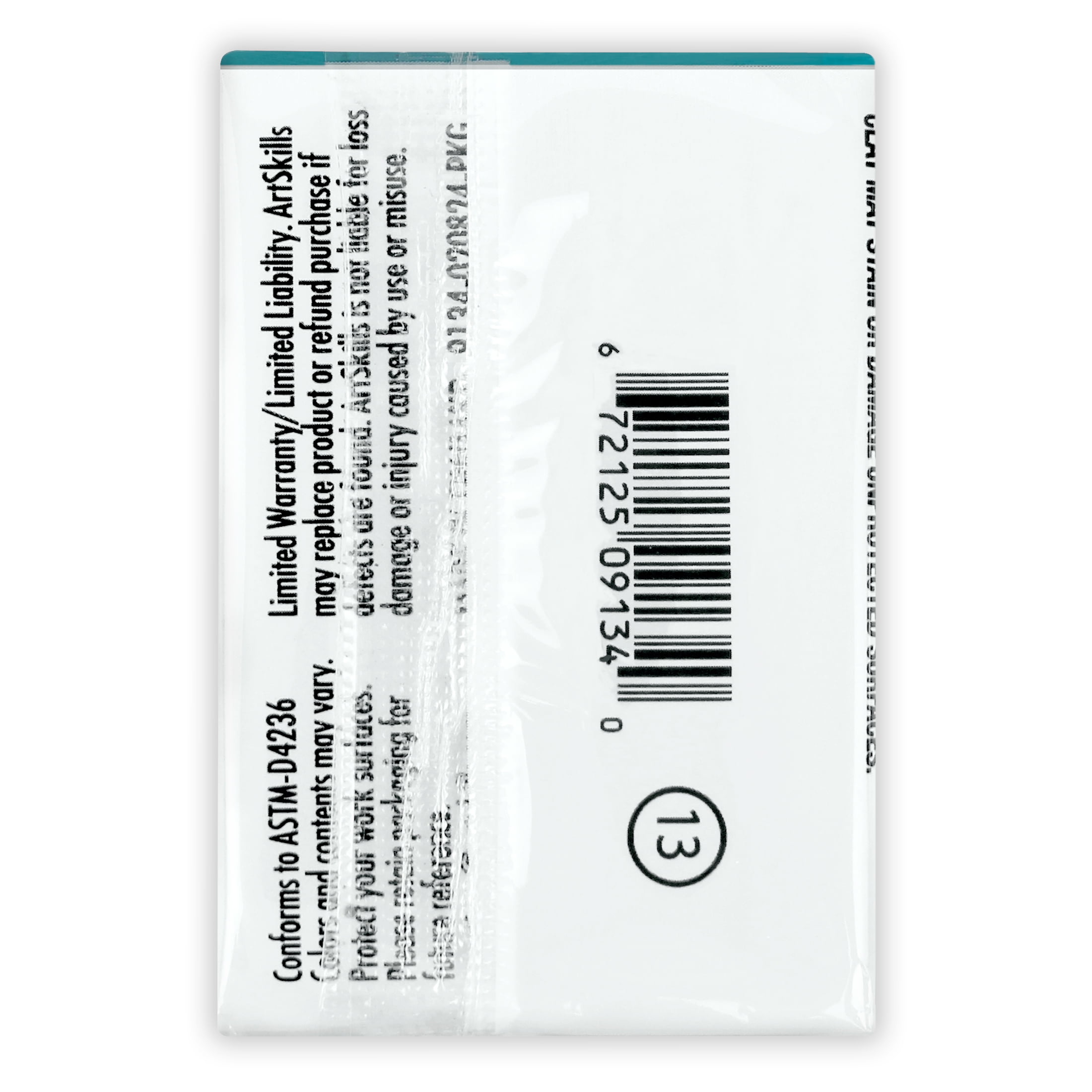 ArtSkills - Art Elements Oven Bake Polymer Clay, 2oz, Teal Blue