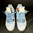 thumbnail image 4 of Ni - ke Size 8 - Ni - ke Air Jordan 4 Retro University Blue Men's Shoes - CT8527 400, 4 of 5