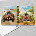 thumbnail image 4 of Hello Fall Autumn Boykin Spaniel Pumpkins Pickup Truck Spiral Bound Journal Dog Lover 5x7in Spiral Notebook - 13011, 4 of 5