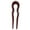 A, variant on Easy Use U Pin Hair Clip For Quick Styling Comfortable Acrylic Hair Accessory In Elegant Red Tone