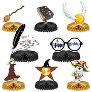 Harry Potter Honeycomb Ball Decoration Harry Potter Birthday Party Decoration Magic Book Glasses Table Setting