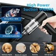 thumbnail image 3 of Portable Car Vacuum Cleaner 9000Pa Powerful Handheld Vacuum Cordless 120W High Power USB Rechargeable for Car Home, 3 of 8