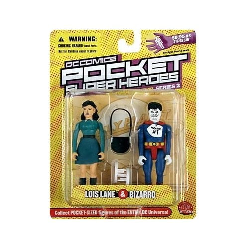 DC COMICS POCKET SUPERHEROS - LOIS LANE & BIZARRO