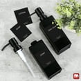 thumbnail image 5 of GM GMISUN Glass Soap Dispenser, Matte Black Soap Bottle with Pump for Kitchen and Bathroom-350ml, 5 of 6