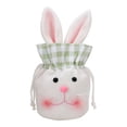 thumbnail image 2 of Easter Candy Bags, Bunny Drawstring, 26x14cm, Easter TreatBags, Holiday Goodie Bags, Spring Decor Pouch, Chocolate Wrapping, Party Favors, B, 2 of 5