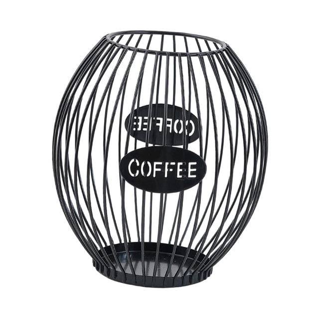 DOLITY Coffee Pod Holder Metal Coffee Capsule Container for Bar Kitchen Living Room M