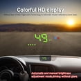 thumbnail image 4 of Universal Car Gps Hud Head Up Display Mph Speed ​​​​Warning Proyección HD usando Natotechnology y con Gps Hud Universal Fit para todo tipo de automóviles TUNC Sencillez, 4 of 5