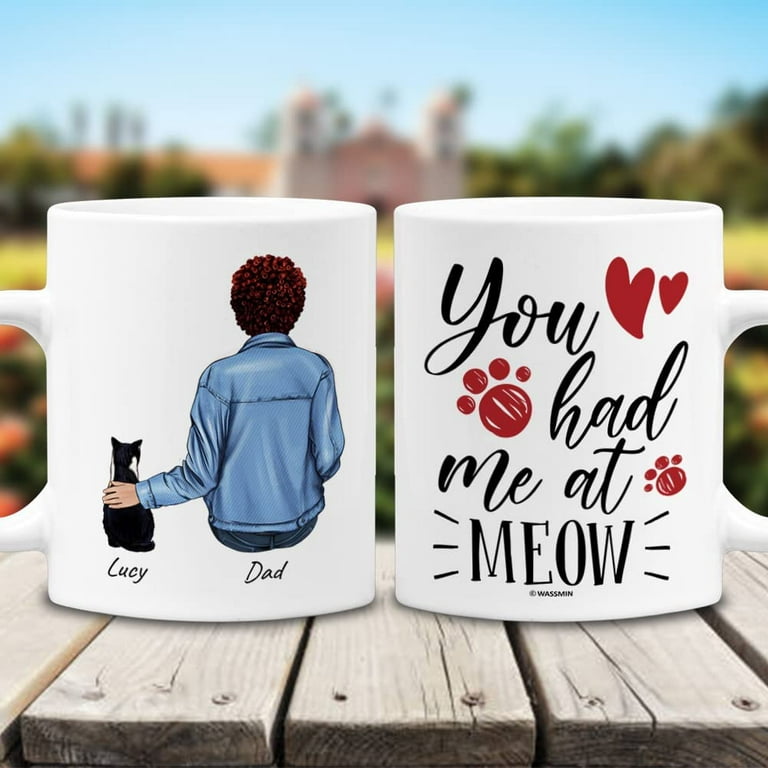 Personalized The Human Belongs to Dog Custom Photo Pet Mug