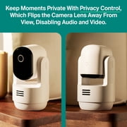 Arlo Essential Indoor Pan Tilt Security Camera (2025 Release) - HD Video, Wired Plug-In Power, 2-Cam