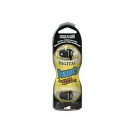 Maxell EB P412 - Peanutz - headphones - ear-bud - wired - 3.5 mm jack - black