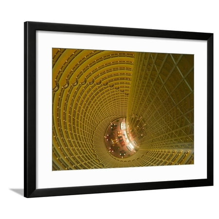 Regent Lounge Hyatt Regency Lounge on the 56th Floor, Shanghai, China Framed Print Wall Art By Brent Winebrenner ()