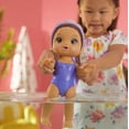 thumbnail image 6 of Baby Alive Glam Spa Baby Doll, Mermaid, Color Reveal Nails and Makeup, Kids 3 and Up, Brown Hair, 6 of 11