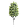 thumbnail image 1 of Árbol artificial, vegetación, accesorios de jardín de hadas con estaca, planta falsa, imitación Verde, 1 of 9