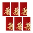 thumbnail image 5 of BLESIYA 6Pcs Chinese Lunar Year Red Envelopes Dragon Year Red Envelopes for Birthday A, 5 of 8