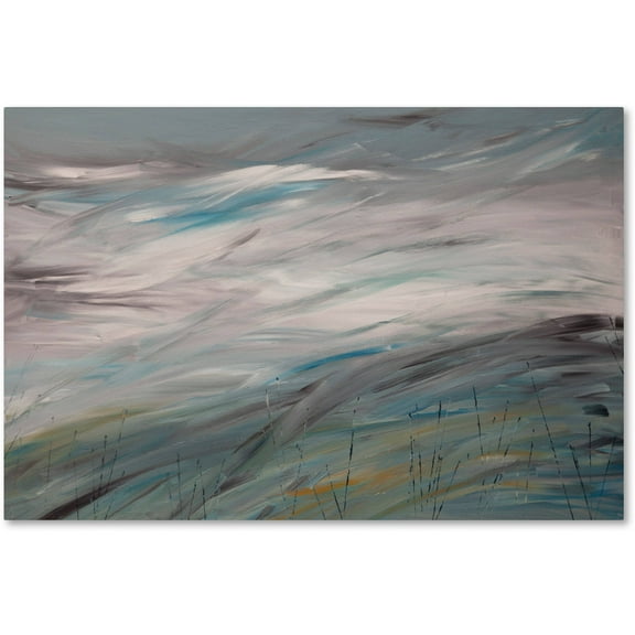 Trademark Fine Art "Sea View" Canvas Art by Hilary Winfield