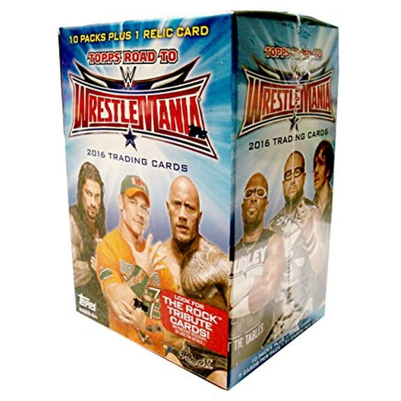 WWE Wrestling 2016 Road to WrestleMania Trading Card Blaster Box
