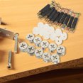 thumbnail image 4 of FOMIYES 10Jgo Conectores De Muebles Con Pernos De Inserción Y Autotaladrantes Para Gabinetes, 4 of 7