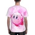 thumbnail image 5 of Unisex Kirby 3d Graphic Print Shirts For Mens Womens Casual Short Sleeve Tee Shirts Top, 5 of 7