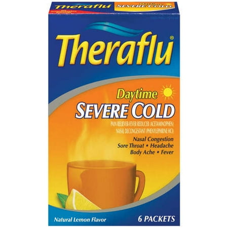 Theraflu: Daytime Lemon Flavor Powder Severe Cold