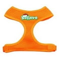 thumbnail image 2 of Believe Screen Print Soft Mesh Harnesses Orange Large, 2 of 2