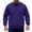 #7-Purple-A0719b, variant on Hearthz Men Crewneck Sweatshirt Solid Color Oversized Fleece Pullover Men Fall Winter Drop Shoulder Mens Pullover Shirts Light Purple XL