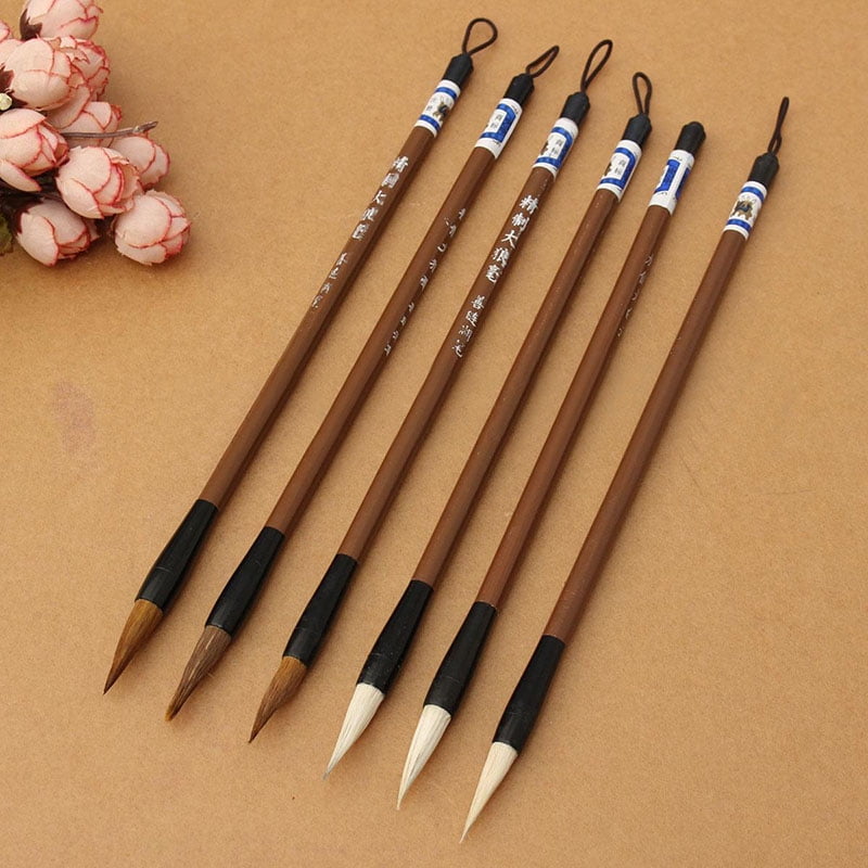 3Pcs Chinese Pen Japanese Calligraphy Writing Art Script Painting Tool Brush WH 