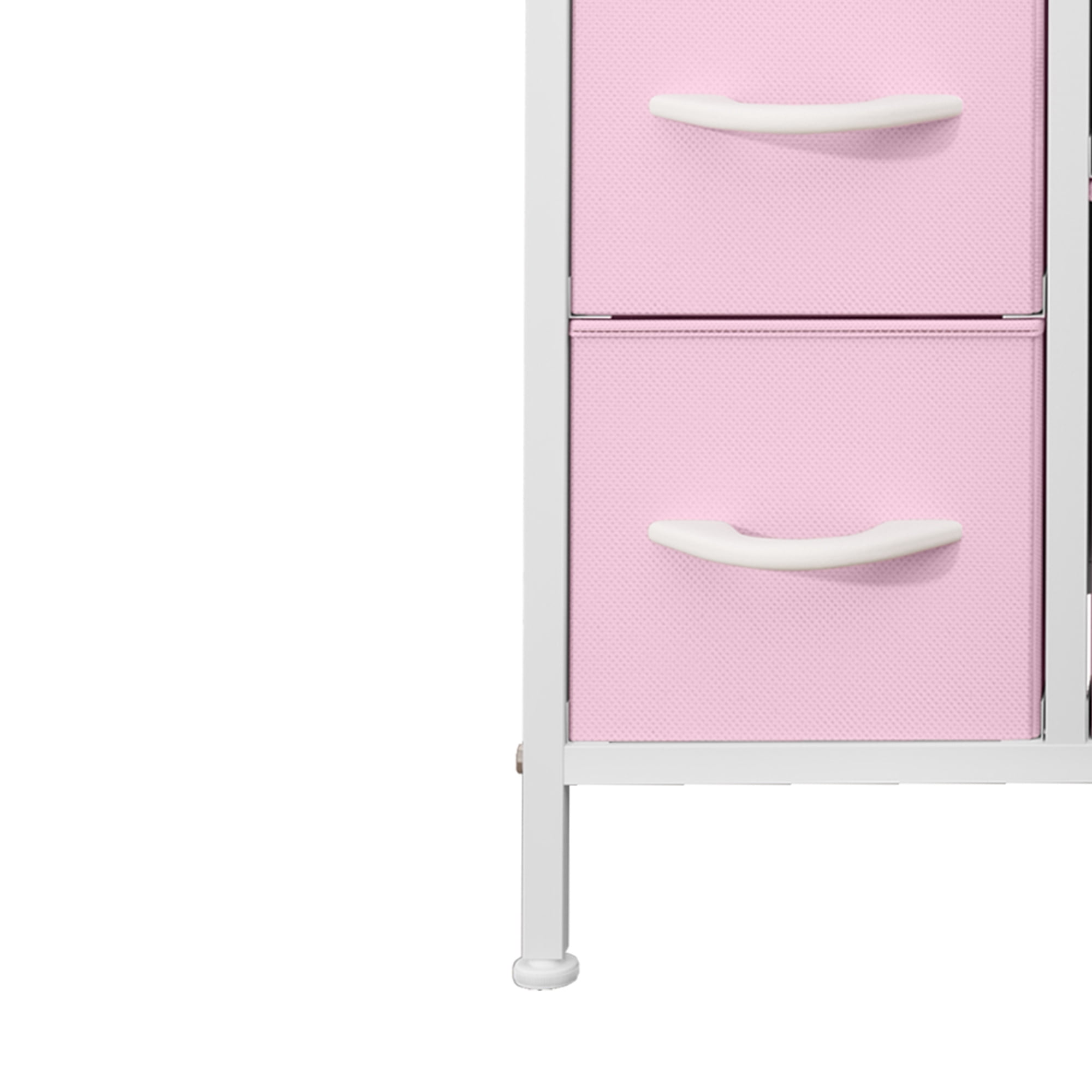 Uforic 7-Drawer Fabric Dresser, Pink Storage Organizer for & Closet, for Adults and Teens