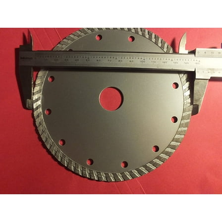 TechDiamondTools 6 Inch Turbo Diamond Saw Blade 6"