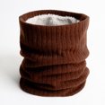 thumbnail image 1 of Bufanda de lana con cuello grueso para mujer, bufanda de punto cálida de terciopelo para otoño e invierno, moda coreana que combina con todo, 1 of 6