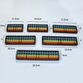 thumbnail image 3 of Tookss 4PCS Kids Abacus Rainbow Bead Arithmetic Counting Tool For Kids Kindergarten Pupils 7 9 11 13 15 17 Column Abacus, 3 of 8