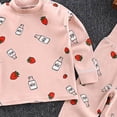 thumbnail image 4 of KPOPLK Baby Girls Pajamas Sets 1-7Y Toddler Kids Soft Comfy Pjs Fall Winter Long-Sleeve Snug fit Sleepwear Clothes(3-4 Years,Red), 4 of 4
