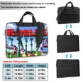 thumbnail image 2 of Zufioo Roblox for Laptop Bag, Zippered Computer Shoulder Bag Messenger Bag Briefcase, Suitable for School, Work, Travel, 2 of 9