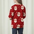 thumbnail image 3 of Favoffer Unisex Kids Christmas Sweatshirt Girls Long Sleeve Hoodie Xmas Pullover Round Neck Casual Tops 5-15Y, 3 of 7