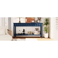 thumbnail image 4 of LHYY 60'' Fir Veneer Entryway Table with Honeycomb-patterned Fronts,Modern Stylish Console Table with 3 Drawers and Solid Fir legs,Suitable for Living Room,Entryway,Hallway,Study,Foyer, 4 of 12