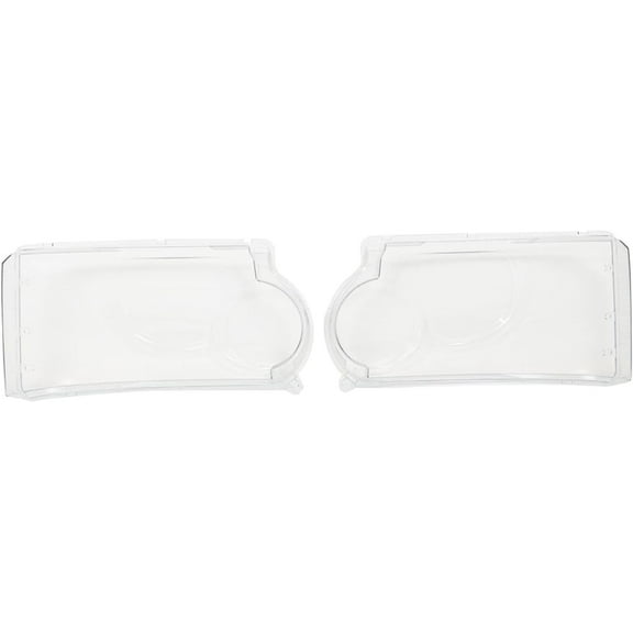 munirater 1 Pair Headlight Lens Cover Lampshade Assembly Replacement for Range Rover 2006-2009 Not Sport Set Left ＆ Right Side