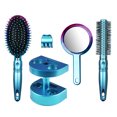 thumbnail image 3 of (2 pack) Blue 5-Piece Hairbrush Set, 3 of 10