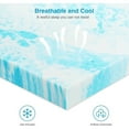 thumbnail image 7 of 2 Inch Cooling Memory Foam Mattress Topper Full Size Certified Soft Mattress Pads for Sleeper Sofa RV Camper, 7 of 7