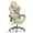 Beige, variant on Ferghana Velvet Fabric Gaming Chair with Footrest, Ergonomic Gamer Chair for Adult, Reclining Office Chair, High Back Compute Chair with Massage, Racing Video Game Chairs for Home Office (Black)