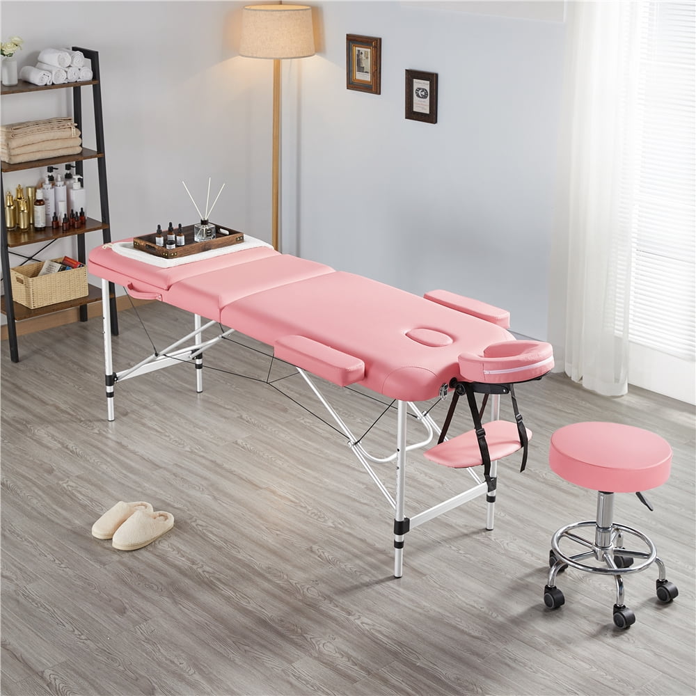 Renwick Stools with Adjustable Height & Swivel, 264.5 lb. Capacity, Pink