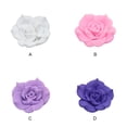 thumbnail image 3 of Bearachild 10 Uds. De flores de margaritas de arcilla artesanal, duradero, autoensamblaje, pequeño adorno hecho a mano, adornos vívidos, Decoración del hogar Púrpura claro, 3 of 6