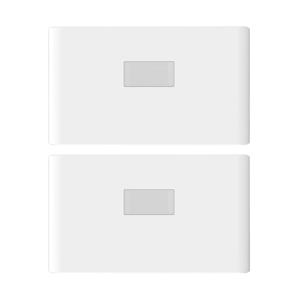 Wosthever Luz nocturna inteligente de 2 piezas con detección de movimiento humano, carga USB, montaje magnético, fácil de alimentar Iluminación y accesorios Cuadrado Regular 2PCS