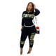 thumbnail image 4 of Conjunto de dos piezas de camuflaje de leopardo 2024, traje deportivo para mujer, sudadera de manga larga y pantalones deportivos, chándal informal para correr para mujer, 4 of 5