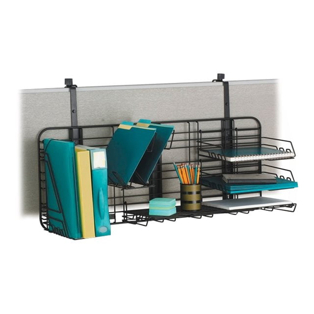 Safco GridWorks - Desk organizer - steel - charcoal