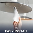 thumbnail image 4 of LUXRITE A23 LED Light Bulb, E26 Base, 33W, 4000LM, Dimmable, 4000K Cool White, 240 Beam, CRI80, 120V, Damp & UL Listed, 4 of 7