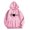 Pink, variant on SwiftWear Women's Long Heartbeat Print Hooded Sweatshirt Oversized Love Graphic Pullover Hoodie with Kangaroo Pocket, Soft Fall Winter Loungewear Light Blue