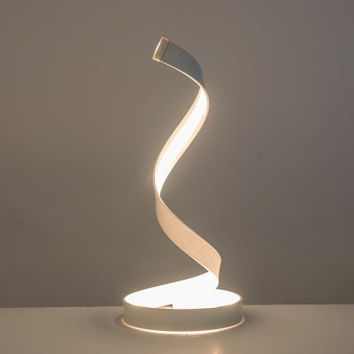 led spiral table lamp